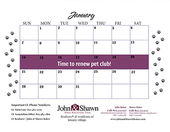 pet calendar berkshire hathaway